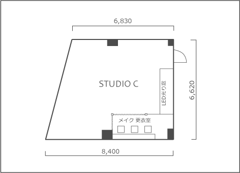 スタジオC平面図
